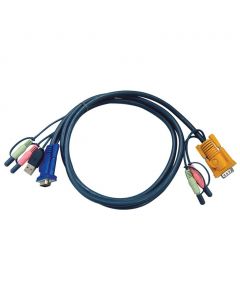 ATEN 2L-5302U 1.8M USB KVM Kabel met 3 in 1 SPHD en Geluid