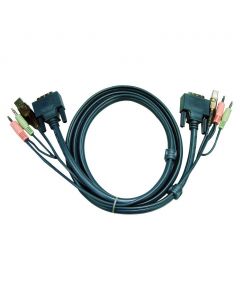 Aten 2L-7D02UI DVI-I Single Link KVM Cable 1.8m