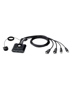 ATEN CS22HF 2-Port USB FHD HDMI Cable KVM Switch